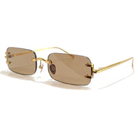 Brand Design Sunglasses Women Rimless Sun Glasses Summer Rectangle Eyeglasses Drving Outdoor Fashion Eyewear
