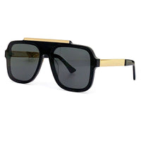 New Big Frame Sunglasses Fashion Retro Design Sunglasses Summer Square Eyeglasses High-End Summer Glasses