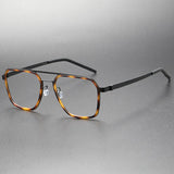 Glasses Frame For Men Denmark Linde 9753 Titanium No Screw Korea Square Glasses Frames Optical Ultra-light Business