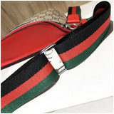 L-package Women's Canvas Designer PU Waist Purse Belt Bag Fashion Personality Messenger Chest Bag