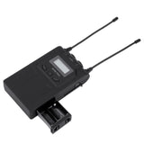 E-electronic XINPU New BOYA BY-WM8 Pro-K1/K2 UHF Wireless Microphone (Transmitter+Receiver) 48 Channels Lapel Mic System with LCD Screen for DSLR Camera Camcorder iPhone Samsung Youtube Street Interview Livesteam Vblog