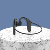 E-electronic MD04 Wireless Stereo Headset Bone Conduction Headphone Bluetooth 5.0 Noise Reduction Sport Music Earbuds Waterproof Earphone Bluetooth Headphone Black Technology Open Ear Wireless Headphone Sports Waterproof Earphone Handsfree Mic