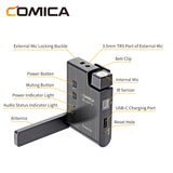 E-electronic XINPU Comica BoomX-U U1 U2 Broadcasting Level Multi-Functional Mini UHF Wireless Distant Transmition VS Rode Go Lavalier Microphone