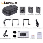 E-electronic XINPU Comica BoomX-U U1 U2 Broadcasting Level Multi-Functional Mini UHF Wireless Distant Transmition VS Rode Go Lavalier Microphone