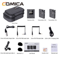 E-electronic XINPU Comica BoomX-U U1 U2 Broadcasting Level Multi-Functional Mini UHF Wireless Distant Transmition VS Rode Go Lavalier Microphone