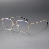 Handmade High Quality 5511 Denmark Titanium No Screw Korea Glasses Frames Optical Ultra-light Business Square Men Glasses Frame