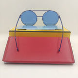 Round Sale Women Sunglasses For Brand Designer Gold Alloy Summer Female Party Trending Products Futuristic Large For Sun Glasses