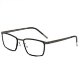 Men's Glasses 9711 Denmark Titanium No Screw Korea Glasses Frames Optical Ultra-light Business Square Glasses Frame
