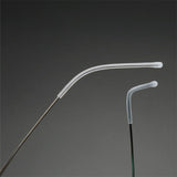 Round Denmark Linde 6506 Titanium No Screw Korea Glasses Frames Optical Ultra-light Business Prescription Diopter Glasses