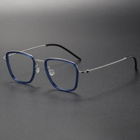 Man Glasses Frames 5506A Denmark Titanium No Screw Korea Glasses Frames Optical Ultra-light Business Eyeglass Frame