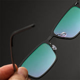 Prescription Glasses Men 6528 Denmark Titanium No Screw Glasses Frames Optical Ultra-light Business Square Titanium Glasses Men