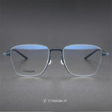 Men's Glasses Frame Denmark Linde 5506 Titanium No Screw Korea High Quality Glasses Frames  Handmade Ultra-light Business S