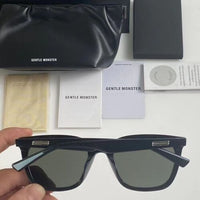 Original 2023 Gentle Monster Heizer Black Zeiss Lens Sunglasses Black Suit