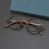XQ2616 retro round myopia glasses frame for men and women  myopia  prescription myopia  Comfortable Presbyopia Glasses