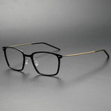 Men's Eyeglasses Frame 6536 Denmark Titanium No Screw Glasses Frames Optical Ultra-light Business Square Prescription Diopter