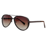 Retro Men Sunglasses Luxury Fashion Eyeglasses Women Sun Glasses Metal Frame Gradient Lens Eyeglasses Driving UV400