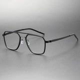 Glasses Frame For Men Denmark Linde 9753 Titanium No Screw Korea Square Glasses Frames Optical Ultra-light Business