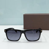 Luxury Men's Sunglasses Tom For Acetate Retro Rectangular Men's Sunglasses FT0906 Sunglasses Women Luxury Brand Designer