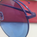 Round Sale Women Sunglasses For Brand Designer Gold Alloy Summer Female Party Trending Products Futuristic Large For Sun Glasses