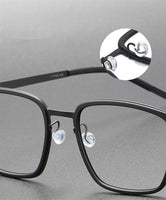 Eyeglasses Denmark Linde 9749 Titanium No Screw Korea Glasses Frames Optical Ultra-light Square Eyeglass Frames
