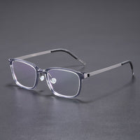 Titanium Glasses Frame Men 1231 Denmark Titanium No Screw Korea Glasses Frames Optical Ultra-light Business Men's Reading Glasse