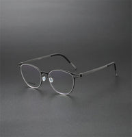 Titanium Eyeglass Frames Denmark Titanium No Screw Korea Glasses Frames Optical Ultra-light Business Luxury Glasses Men