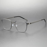 Eyeglasses Denmark Linde 9749 Titanium No Screw Korea Glasses Frames Optical Ultra-light Square Eyeglass Frames