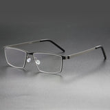 Reading Glasses For Men Denmark Linde 7519 Titanium No Screw Korea Glasses Frames Optical Ultra-light Business For Men And Women