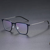 Fashion Square Denmark Linde 6554 Titanium No Screw Korea Glasses Frames Optical Ultra-light Frame For Men Women
