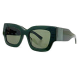 Retro Sunglasses Female Luxury Square Outdoor Sunscreen Sunglasses Female Fashion Gradient Trendy Protective Glasses