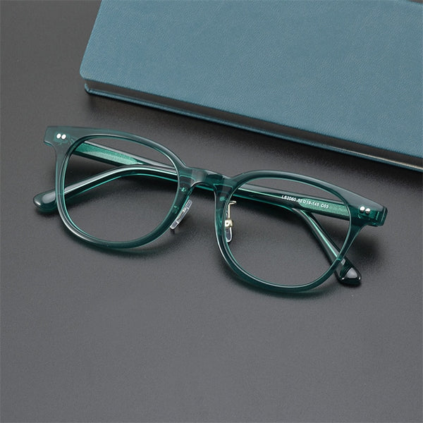 LS2060 Vintage trendy and artistic style myopia Men Women Frame Glasses  myopia  prescription oval eyeglass frame