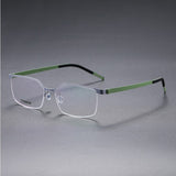 Prescription Glasses 7422 Denmark Titanium No Screw Korea Glasses Frames Optical Ultra-light Business Square Eyeglasses Men