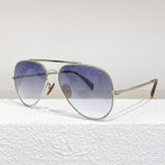 British Style Oval Pilot Luxury Men Sunglasses Gentlemen Classical Top Quality Pure Titanium Eyeglasses Original Glasses