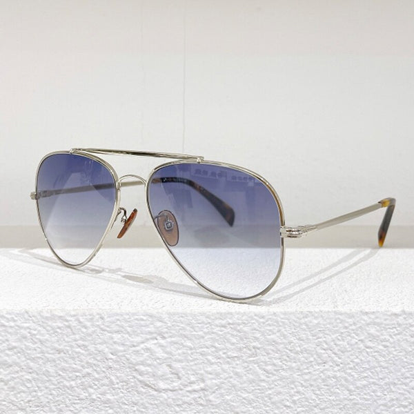 British Style Oval Pilot Luxury Men Sunglasses Gentlemen Classical Top Quality Pure Titanium Eyeglasses Original Glasses