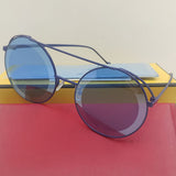 Round Sale Women Sunglasses For Brand Designer Gold Alloy Summer Female Party Trending Products Futuristic Large For Sun Glasses