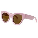 Super Cat's Eye Sunglasses 2023 Retro Women's Round Colorful Color Matching Sunglasses Women Retro Fashion Summer Sunshade