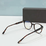 Eyeglass Frames Tom For Optical Lenses For Women FT5865 Round Acetate Glasses For Men Women's Eyeglass Frame With Original Case