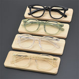 GUERRERO Retro Round Acetate Men Women Frame Glasses For Men and Women  myopia  prescription Glasses Frame