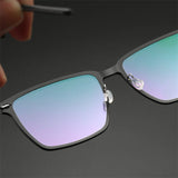 High Quality 6505 Glasses Frame Denmark Linde Titanium No Screw Korea Glasses Frames Optical Glasses