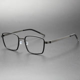 Titanium Eyeglass Frames Denmark Linde 9754 Titanium No Screw Korea Glasses Frames Optical Ultra-light Business Glasses