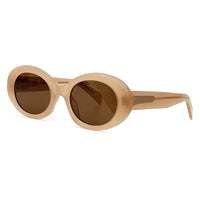 Oval Sunglasses 2023 New Oversized Glasses Soft Round Frame Female Popular Gradient Lens Luxury Sunglasses