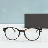 Eyeglass Frames Tom For Optical Lenses For Women FT5865 Round Acetate Glasses For Men Women's Eyeglass Frame With Original Case