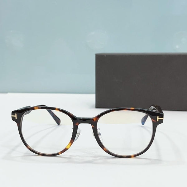 Eyeglass Frames Tom For Optical Lenses For Women FT5865 Round Acetate Glasses For Men Women's Eyeglass Frame With Original Case