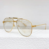 0352S Pure Titanium Double Bridge Women Luxury Gold Sunglasses Uv400 Original Quality Solar Glasses Men Oval CT Eyewear