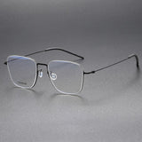 Men's Glasses Frame Denmark Linde 5506 Titanium No Screw Korea High Quality Glasses Frames  Handmade Ultra-light Business S