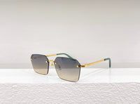 2023 Latest Fashion Sunglasses, Borderless Sunglasses Titanium Alloy Frame Brand Designer for Men and Women UV400