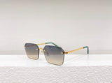 2023 Latest Fashion Sunglasses, Borderless Sunglasses Titanium Alloy Frame Brand Designer for Men and Women UV400