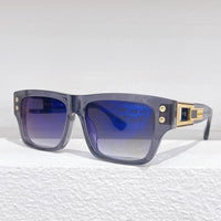 Fashion Luxury Women Men's Sunglasses DTS407 Famous Brand Luxury Designer Titanium Acetate Rectangular Women Glasses