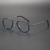 Eye Glasses For Men 5505A Round Denmark Titanium No Screw Korea Glasses Frames Optical Ultra-light Business Reading Ｇlasses