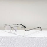 Luxury Style Glasses Frame Titanium Prescription Glasses Men and Women Myopia Eyeglasses Frame French Brand Designer